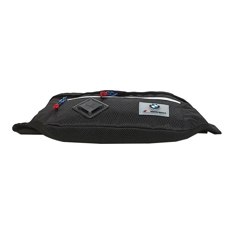 PUMA BMW Collaboration Nylon Fabric Fanny Pack Sling Bags Regular Unisex Black-2