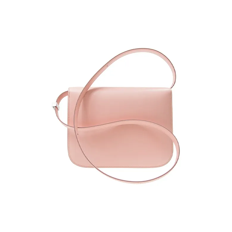 CELINE Classic Bo Calfskin Tofu Bag Small Square Bag Shoulder Bag Crossbody Bag Medium Size Women's Light Pink-3
