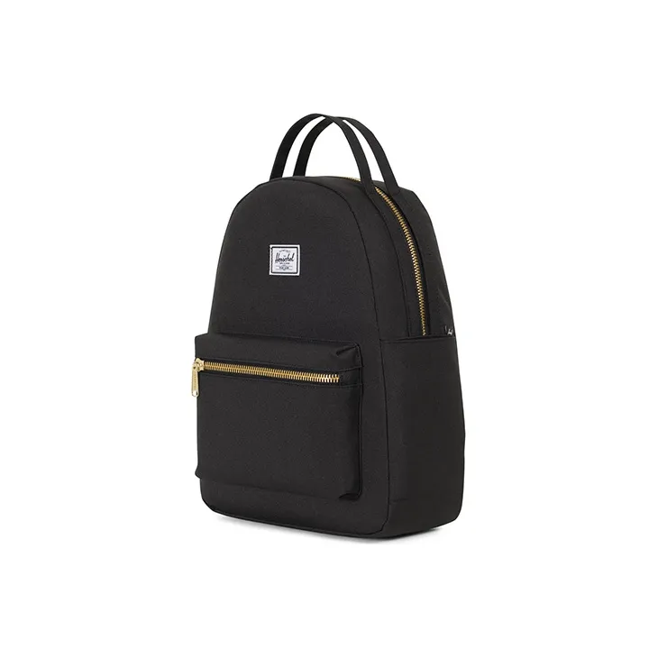 Herschel Polyester Backpack Small Size Unisex Black-1