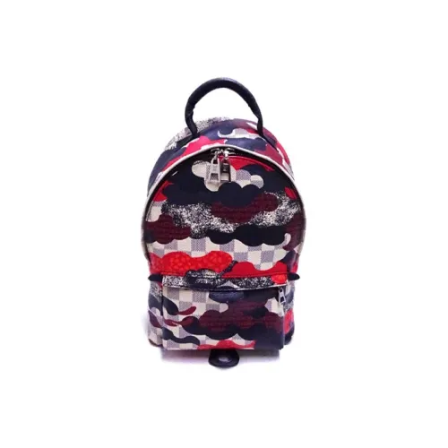 LOUIS VUITTON Coated Canvas Backpack Small Size Women's Multicolor