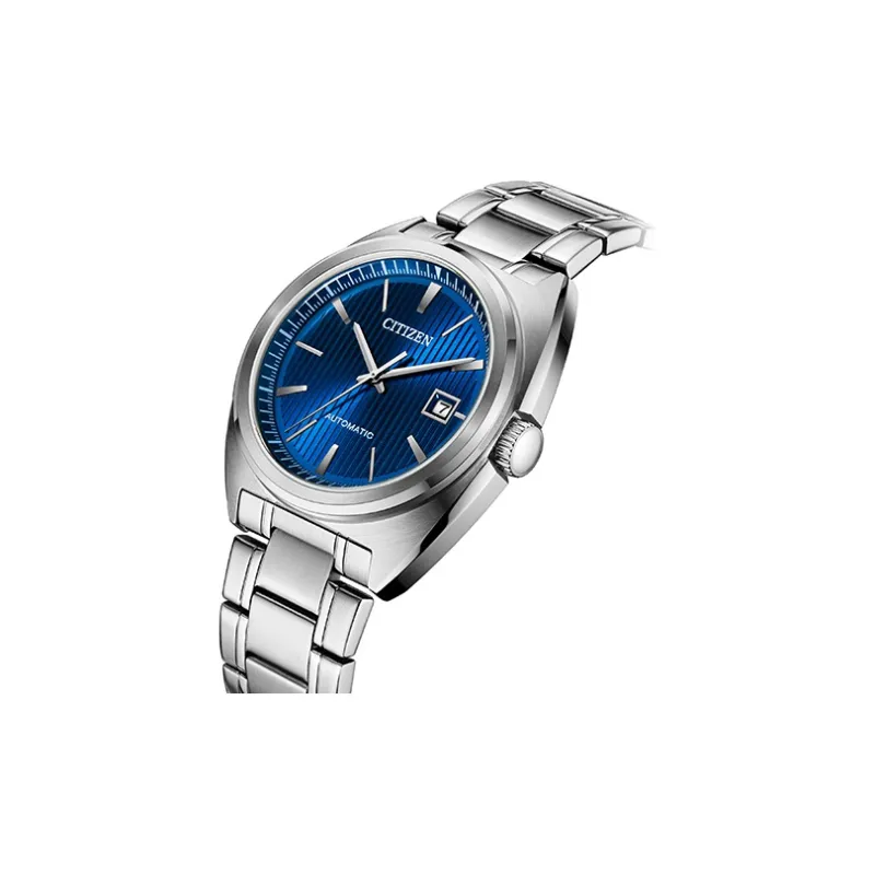CITIZEN Mechanical Movement Stainless Steel Strap Watch 42mm Men's Watch Blue Dial NJ0100 71L-1