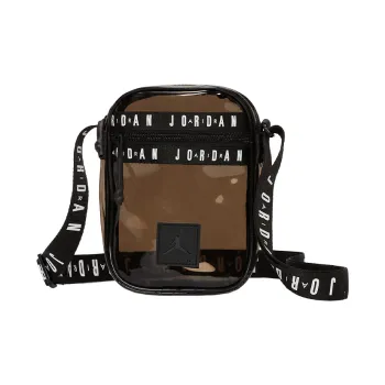 Jordan Polyurethane Cell Phone Pouch, Shoulder Bag, Crossbody Bag Regular Unisex Black