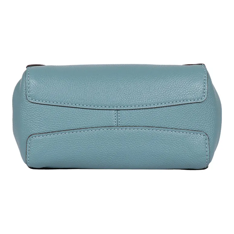 COACH Hadley Leather Hobo Bag Shoulder Bag Handbag Shoulder Bag Small Size Women's Blue-4