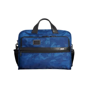 TUMI Elastic Nylon Briefcases Men's Blue