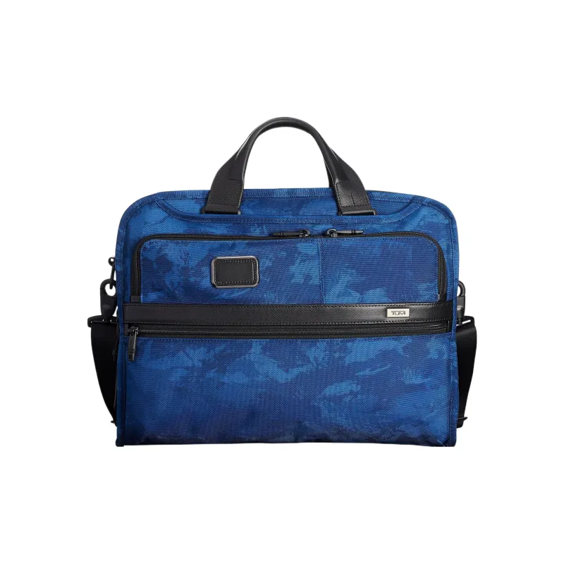 TUMI Elastic Nylon Briefcases Men's Blue-0