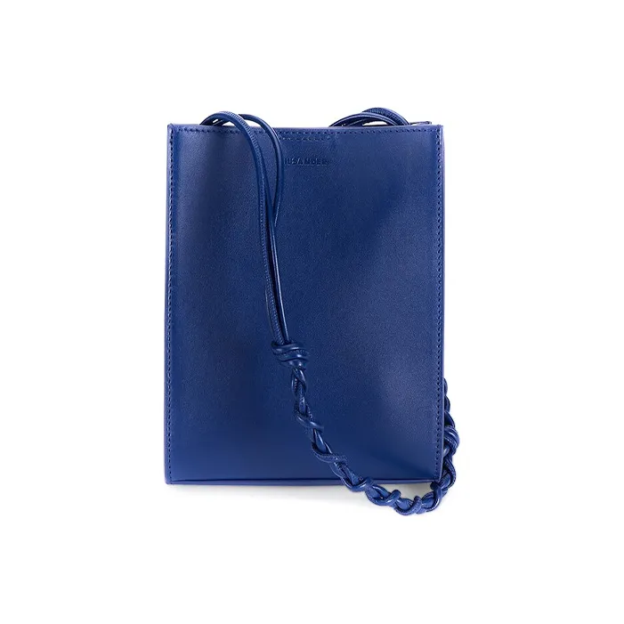 JIL SANDER Leather Shoulder Bag Crossbody Bag Women's Blue-0