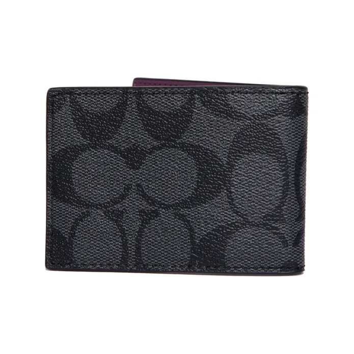 COACH Disney, Collaboration 3 IN 1 Wallet PVC 3 in 1 Wallet Regular Men's Black-4