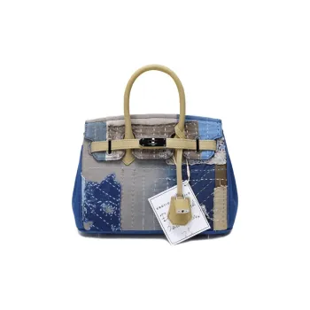 Emotional World TIMELINE Collection Denim Handbag Women's Blue & 25