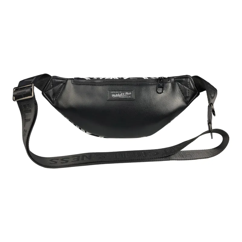 Mitchell & Ness PU Fanny Pack Regular Unisex Black-2