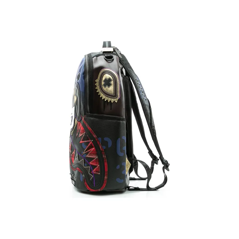 SPRAYGROUND Artificial Leather Backpack Large Size Unisex Multicolor-2