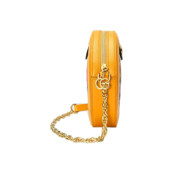 GUCCI Ophidia Leather Binding Round Bag, Shoulder Bag, Crossbody Bag Women's-3