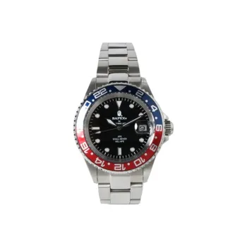 A BATHING APE ABathing Ape Type 2 Bapex Watch Silver Red Blue