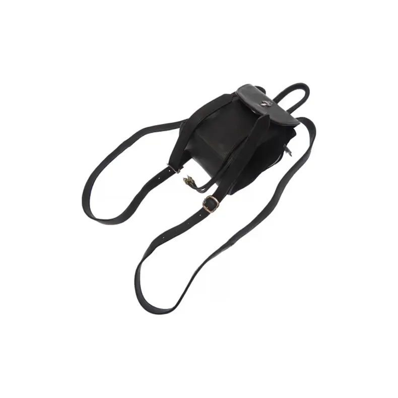 Chrome Hearts Leather Backpack Mini Women's Black-3