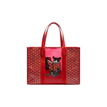 GOYARD Villette Tote Bag Mm Red