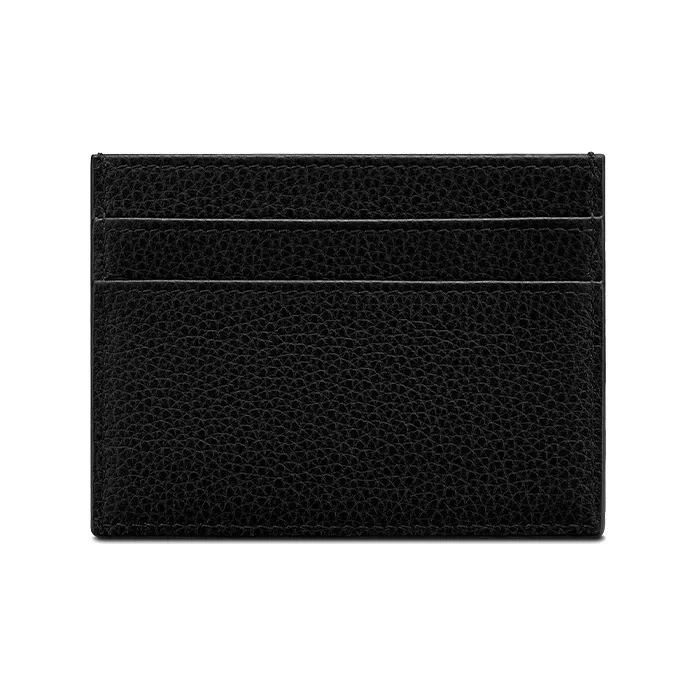 DIOR Shawn Collaboration Cow Leather Card Holder Unisex Black-1