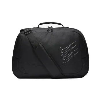 Nike Polyester Travel Bag Unisex Black/White/Gold