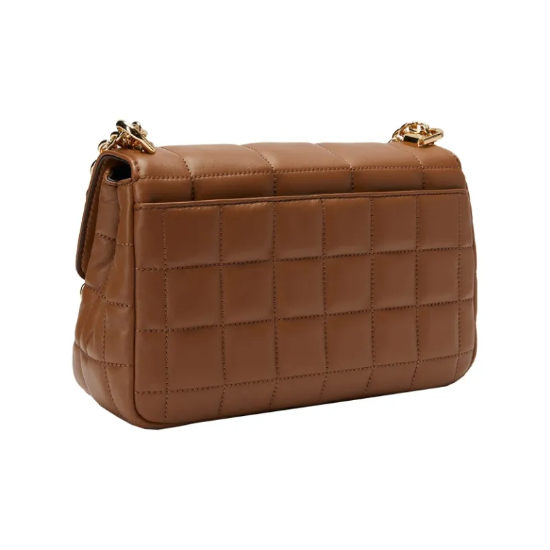 MICHAEL KORS Soho Sheepskin Shoulder Bag, Crossbody Bag Tubas Women's Brown-3