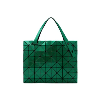 ISSEY MIYAKE Carton PVC Tote Bag, Shopping Bag, Handbag, Shoulder Bag Women's Green