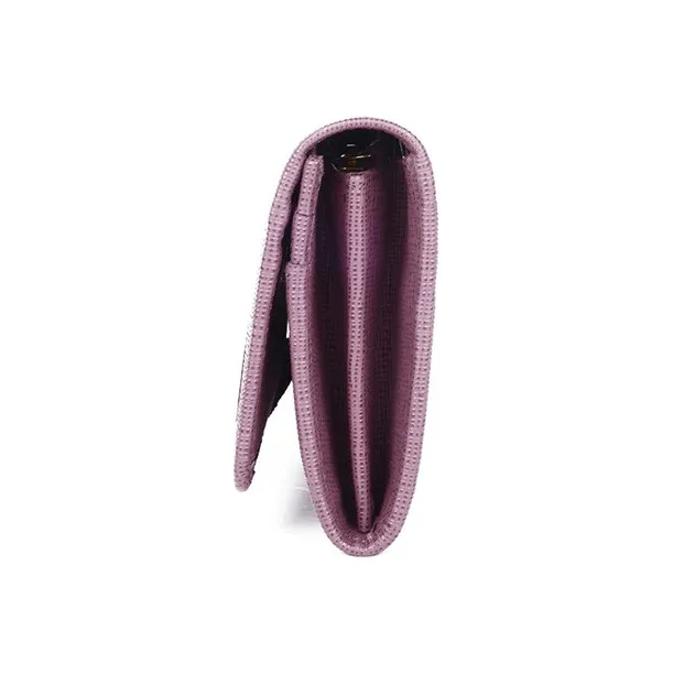 FENDI Leather Wallet, Wallet Women's Light Purple Candy-3