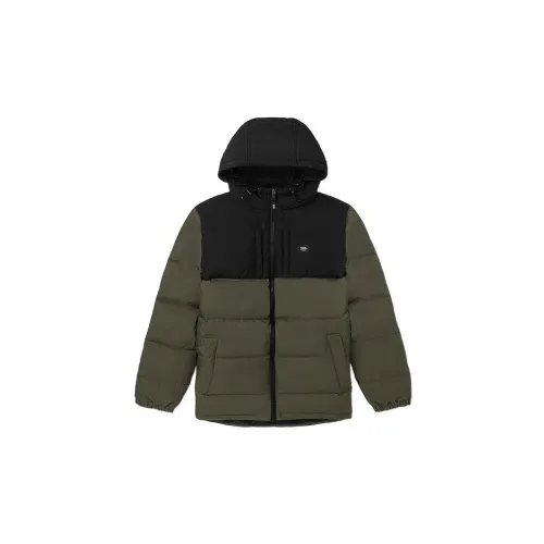 Vans Puffer Jackets Men Army Green