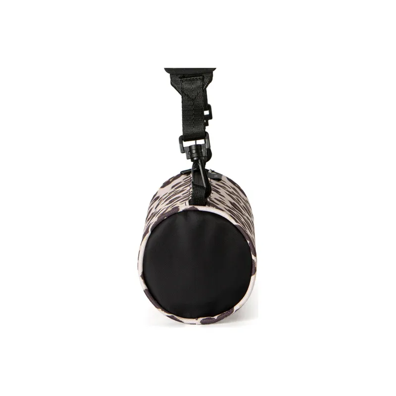 COMBACK Leather Cylinder Bag, Shoulder Bag Mini Unisex Camouflage/Black/Yellow NS-2