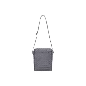 ISSEY MIYAKE Voyager Cotton Shoulder Bag Crossbody Bag Mini Unisex Light Gray