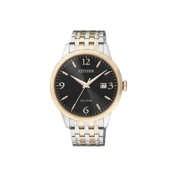 CITIZEN Ecology Drive Collection Mechanical Movement Stainless Steel Strap Watch Men's Watches Black Dial BM7304 59E