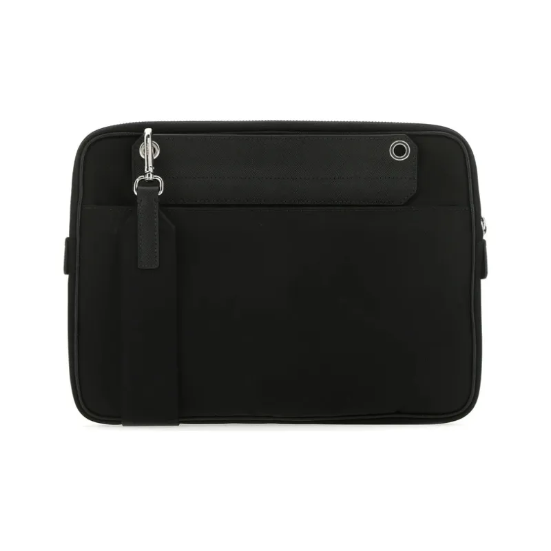 PRADA Nylon Shoulder Backpack Crossbody Bag Clutch Men's Black-2
