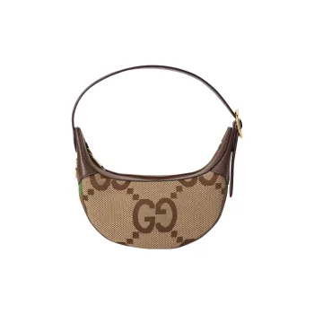 GUCCI Ophidia Canvas With Leather Shoulder Bag, Handbag, Shoulder Bag Women's