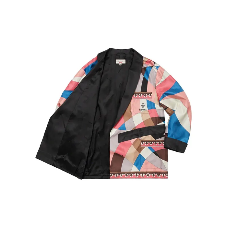 Supreme Emilio Pucci Silk Smoking Jacket-11