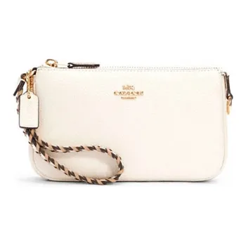 COACH Nolita Leather Mahjong Bag Shoulder Bag Clutch Portable Crossbody Bag Shoulder Bag Small Size Women's White
