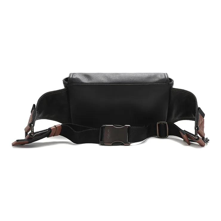 COACH Pacer Leather Shoulder Bag, Crossbody Bag, Sling Bag, Fanny Pack Regular Men's Black-3