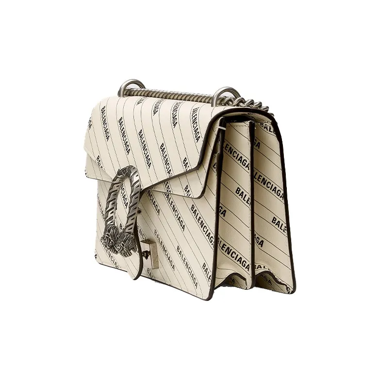 GUCCI Dionysus Leather Crossbody Bag Small Size Women's White-1
