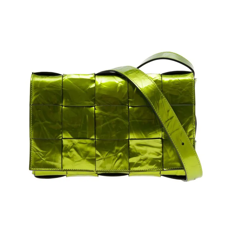 Bottega Veneta Intreccio Weave Cassette Chlorophyll-0