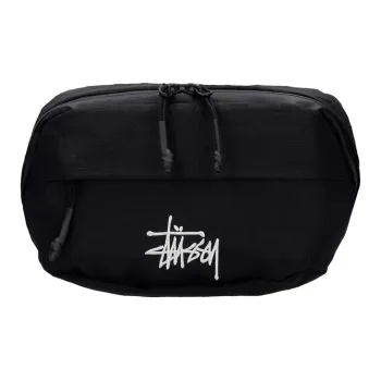Stussy Nylon Crossbody Bags Fanny Pack Regular Unisex Black