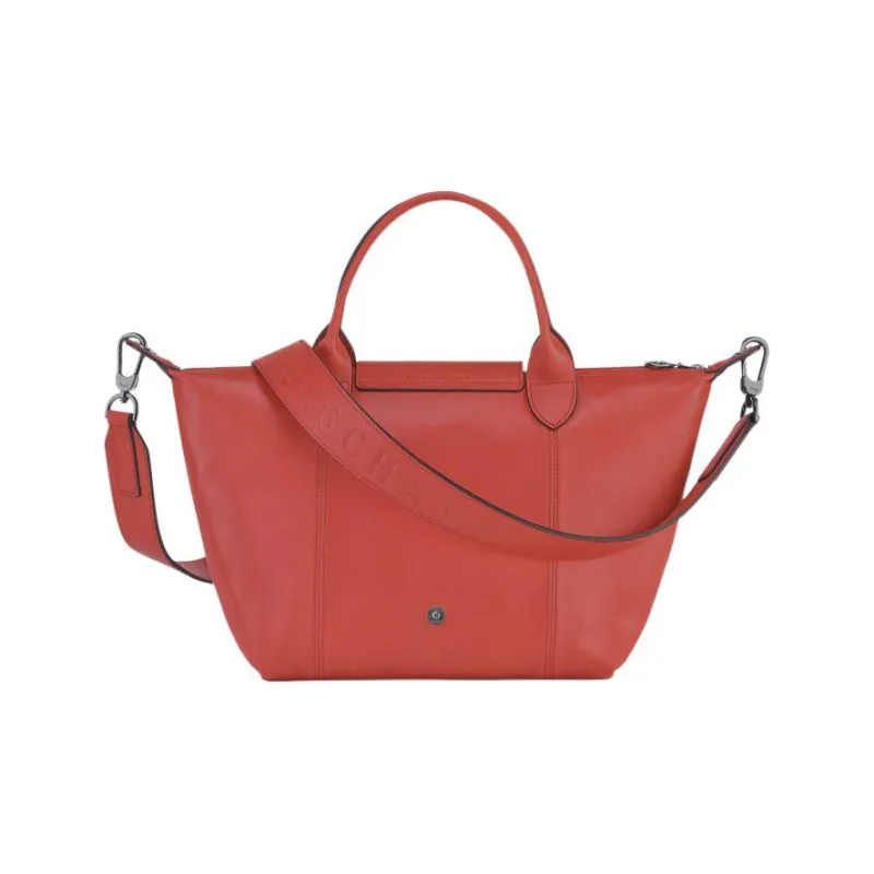 LONGCHAMP Sheepskin Dumpling Bag Crossbody Handbags Small Size Women's Red-1