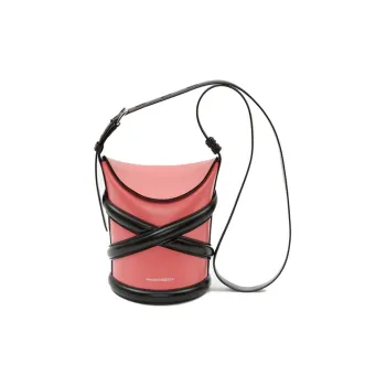 Alexander McQueen Calfskin Crossbody Bag Women's Coral