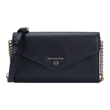 MICHAEL KORS Jet Set Charm Cow Leather Small Square Bag, Crossbody Bag, Shoulder Bag Women's Black