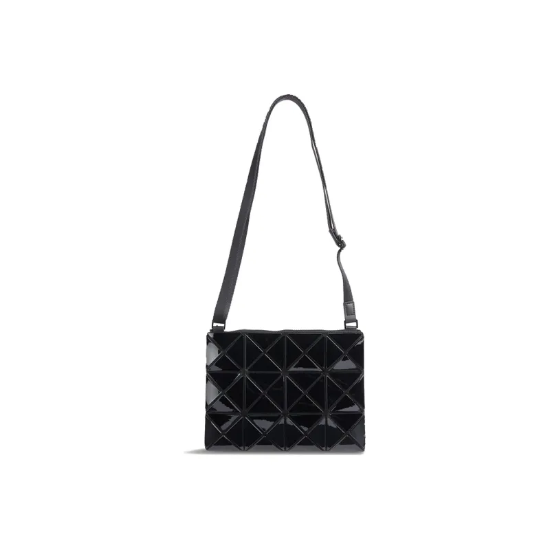 ISSEY MIYAKE Lucent One Tone PVC Shoulder Bag, Crossbody Bag, Handbag Small Size Women's Black-3
