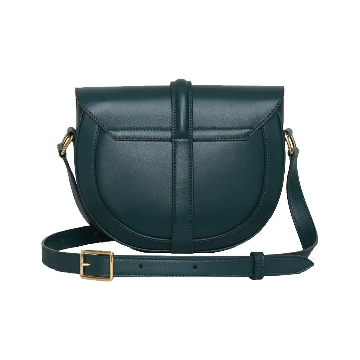 CELINE 16Besace Calfskin Handbag Shoulder Bag Crossbody Bag Small Size Women's Amazon Green-2