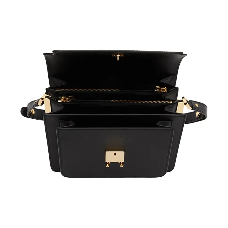 MARNI Trunk Foldover Medium Shoulder Bag-3