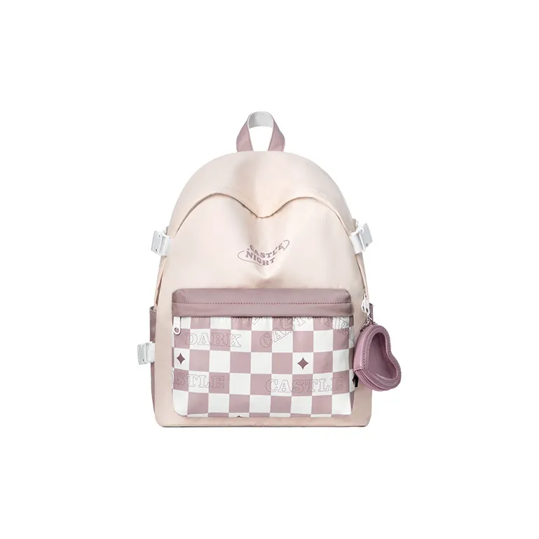 MR.ACE HOMME Nylon Fabric Backpack Regular Women's Purple Blue Black-12