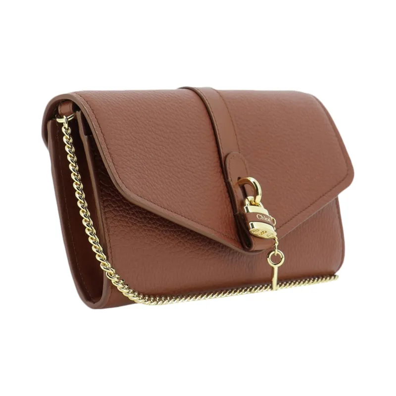 Chloe Chloé Bags Cow Leather Shoulder Bag, Crossbody Bag Women's Brown-1