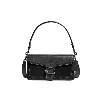 COACH Tabby Leather Shoulder Bag Crossbody Bag Shoulder Bag Women's Black
