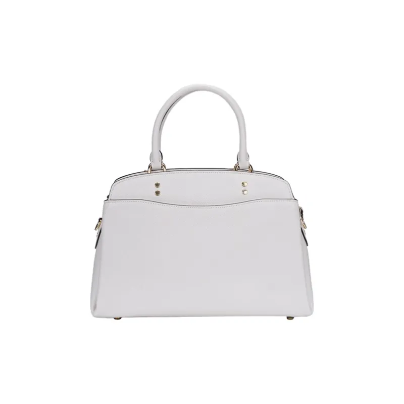 COACH Lillie Cow Leather Crossbody Handbag Large Size Women's White-4