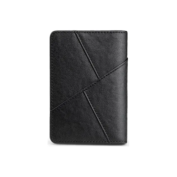 Jeep Cow Leather Card Holder Regular Men's Black-2