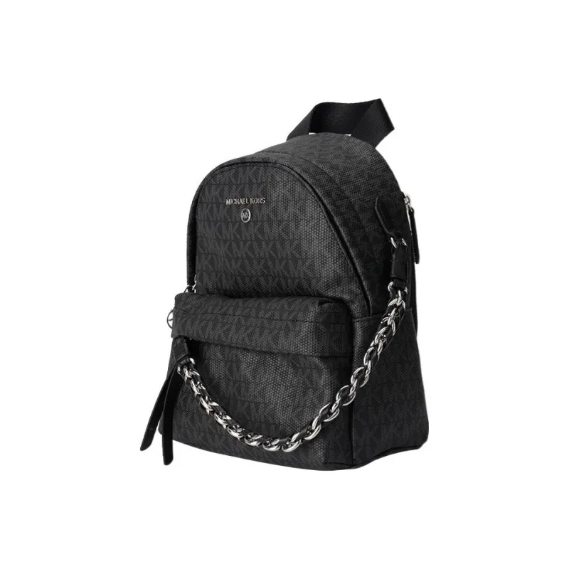 MICHAEL KORS Slater Leather Handbag Backpack Women's Black-2