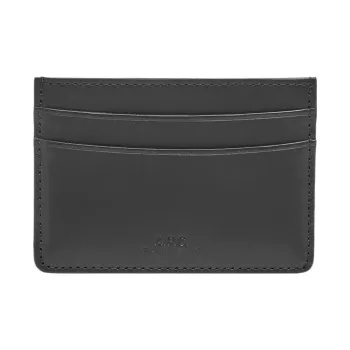 A.P.C André Logo Embossed Cardholder