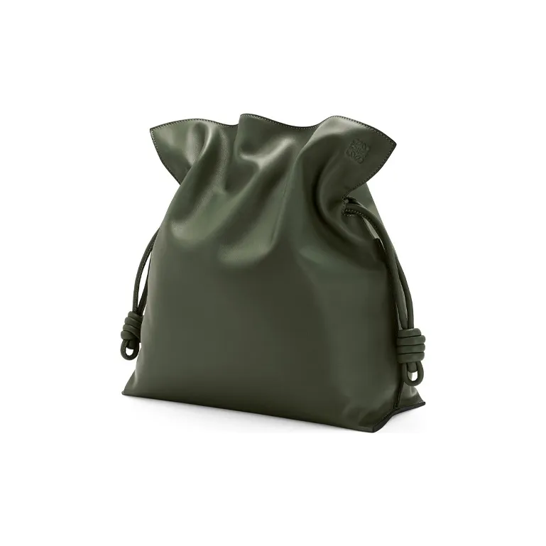 LOEWE Flamenco Cow Leather Small Fortune Bag Clutch Handheld Shoulder Bag Crossbody Bag Large Size Women's Jasper-1