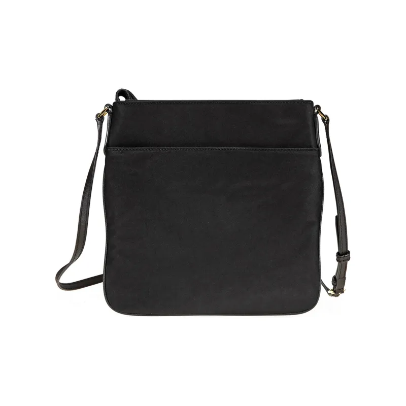 MICHAEL KORS MK Kelsey Nylon Fabric Shoulder Bag Crossbody Bag Large Size Women's Black-2